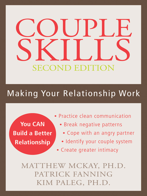 Matthew McKay创作的Couple Skills作品的详细信息 - 可供借阅